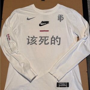 Nike Kendrick Lamar Damn Long Sleeve T-Shirt White Size Medium